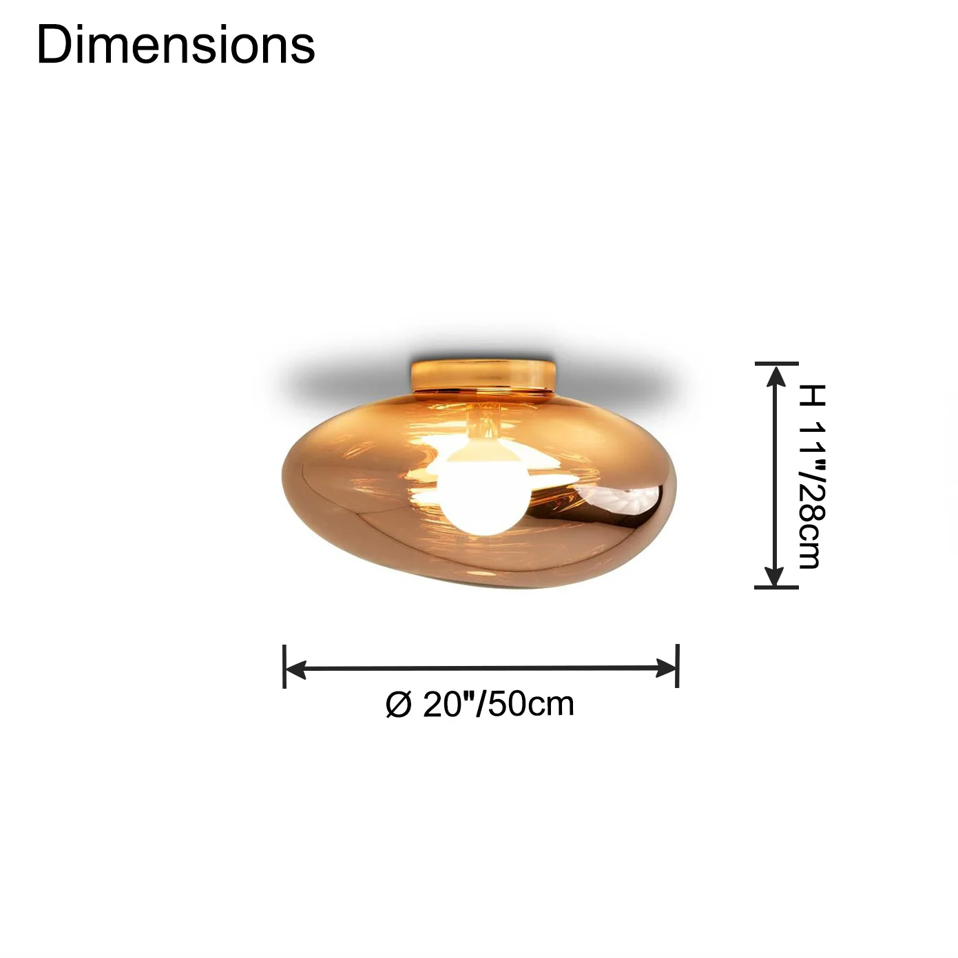WOMO Melt Lava Ceiling Light-WM1135 - Image 14