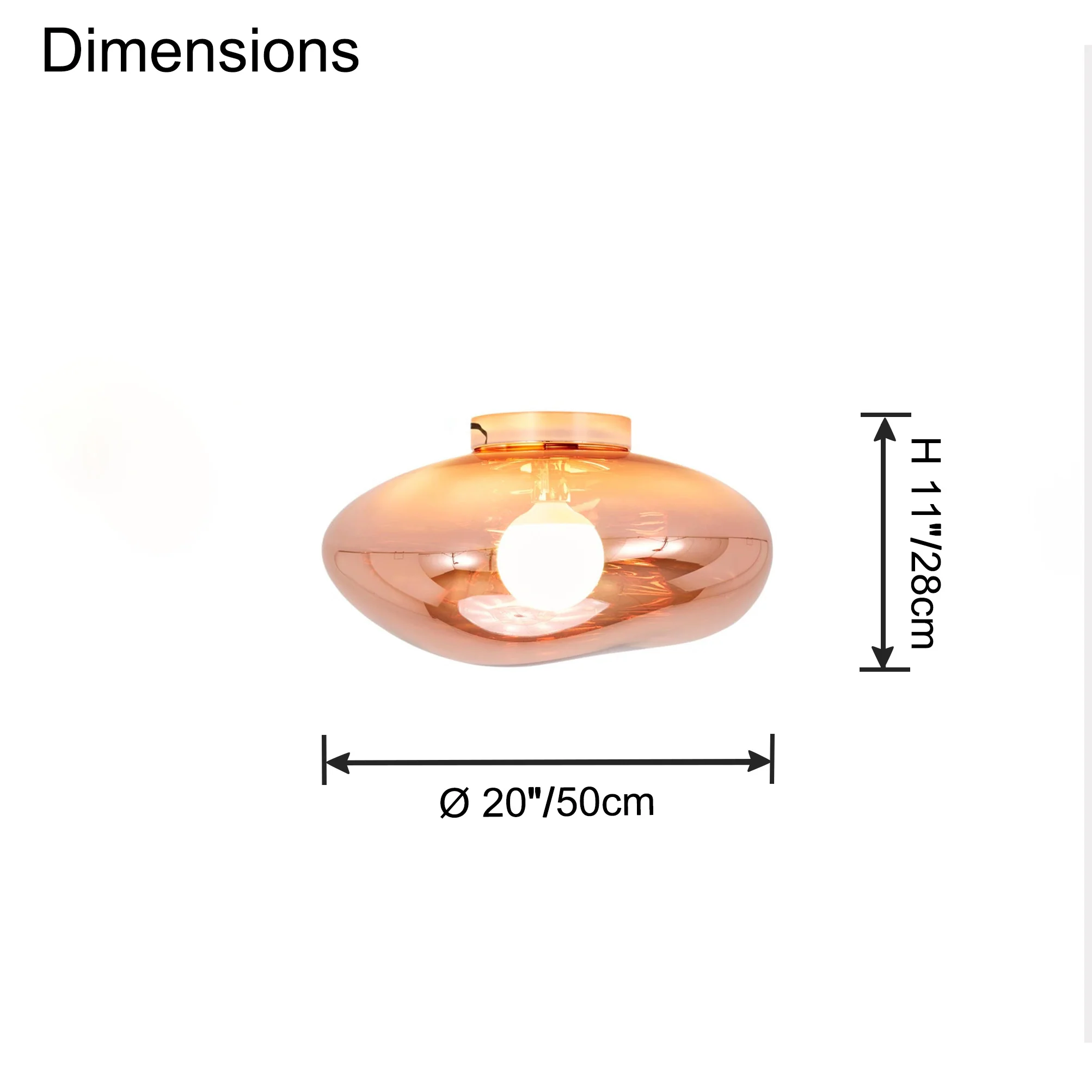 WOMO Melt Lava Ceiling Light-WM1135 - Image 18