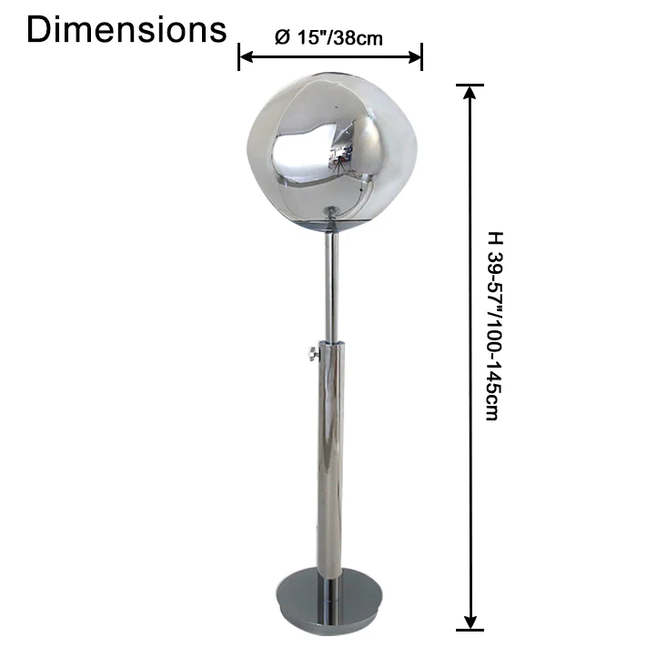 WOMO Melt Lava Telescoping Floor Lamp-WM7124 - Image 17