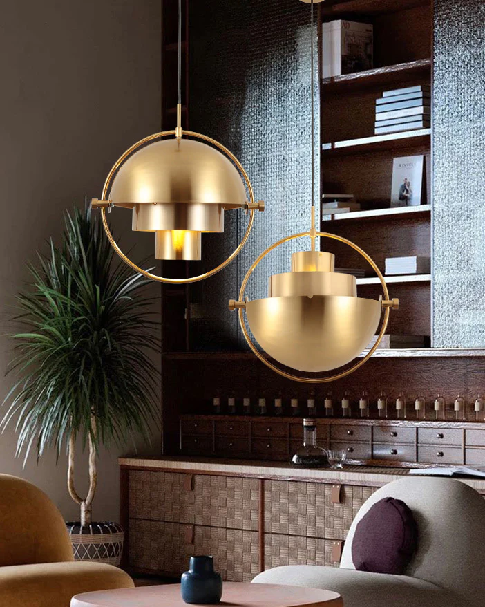 WOMO Adjustable Metal Globe Pendant Light-WM2564 - Image 9