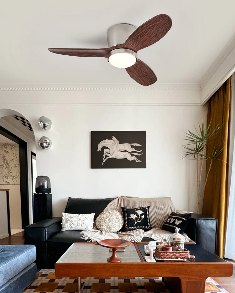WOMO Low Profile Ceiling Fan Lamp-WM5146 - Image 2