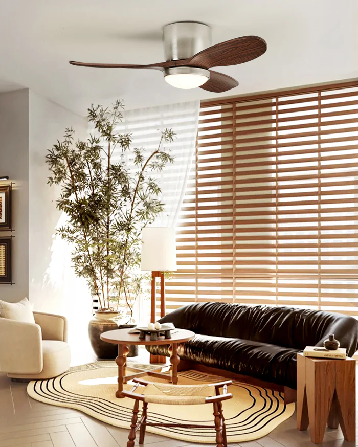 WOMO Low Profile Ceiling Fan Lamp-WM5146 - Image 3