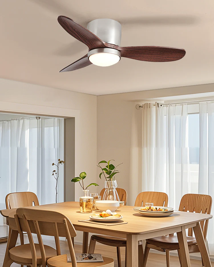 WOMO Low Profile Ceiling Fan Lamp-WM5146 - Image 7