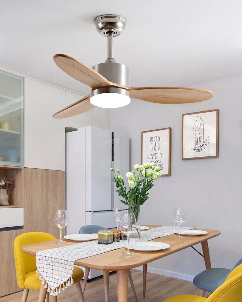 WOMO Mid Century Modern Ceiling Fan Lamp-WM5204 - Image 12