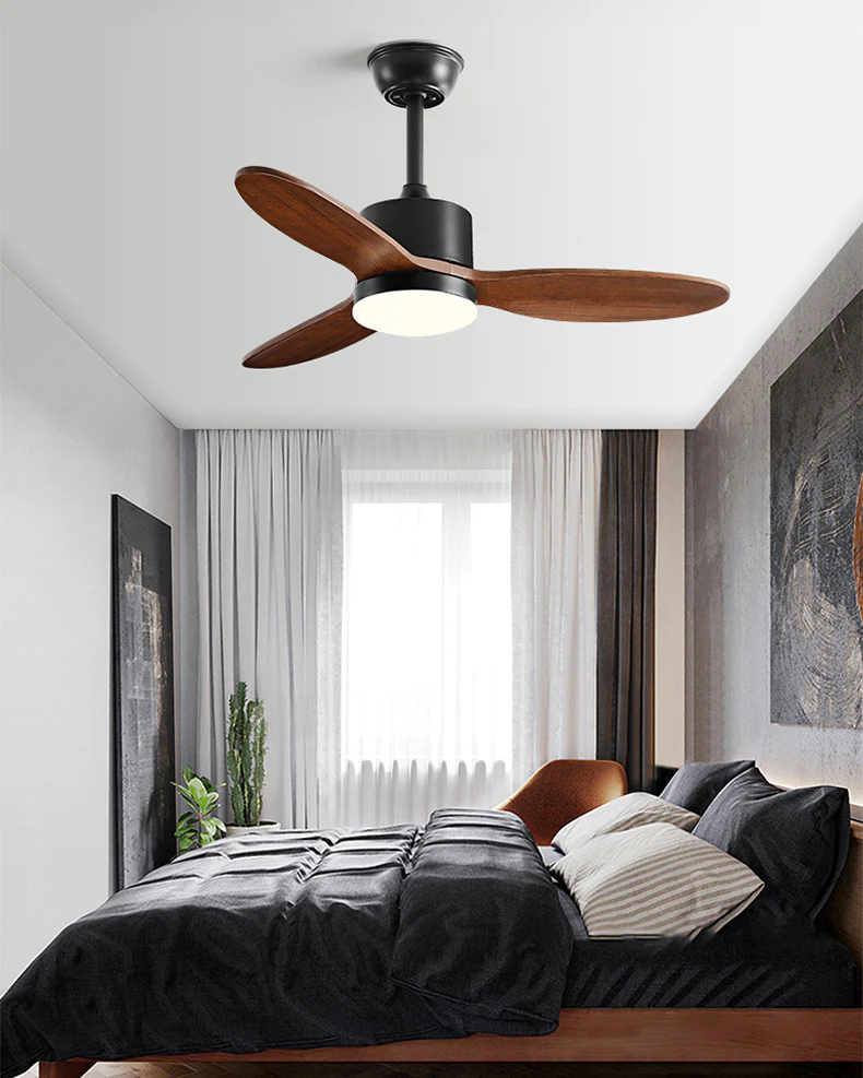 WOMO Mid Century Modern Ceiling Fan Lamp-WM5204 - Image 15