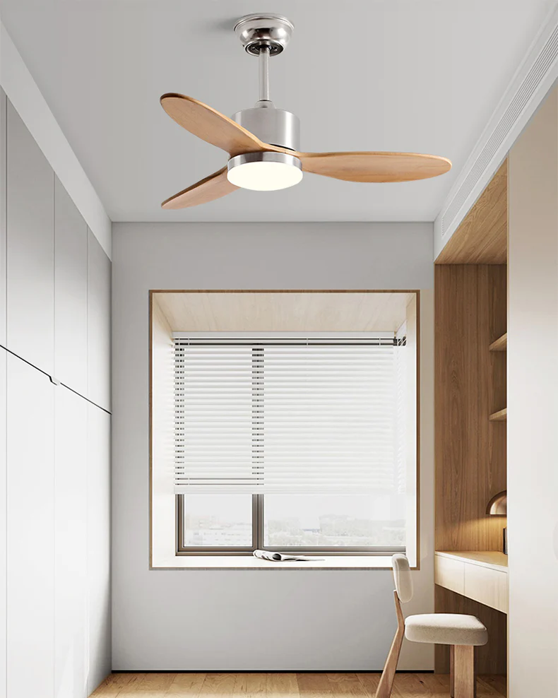 WOMO Mid Century Modern Ceiling Fan Lamp-WM5204 - Image 16