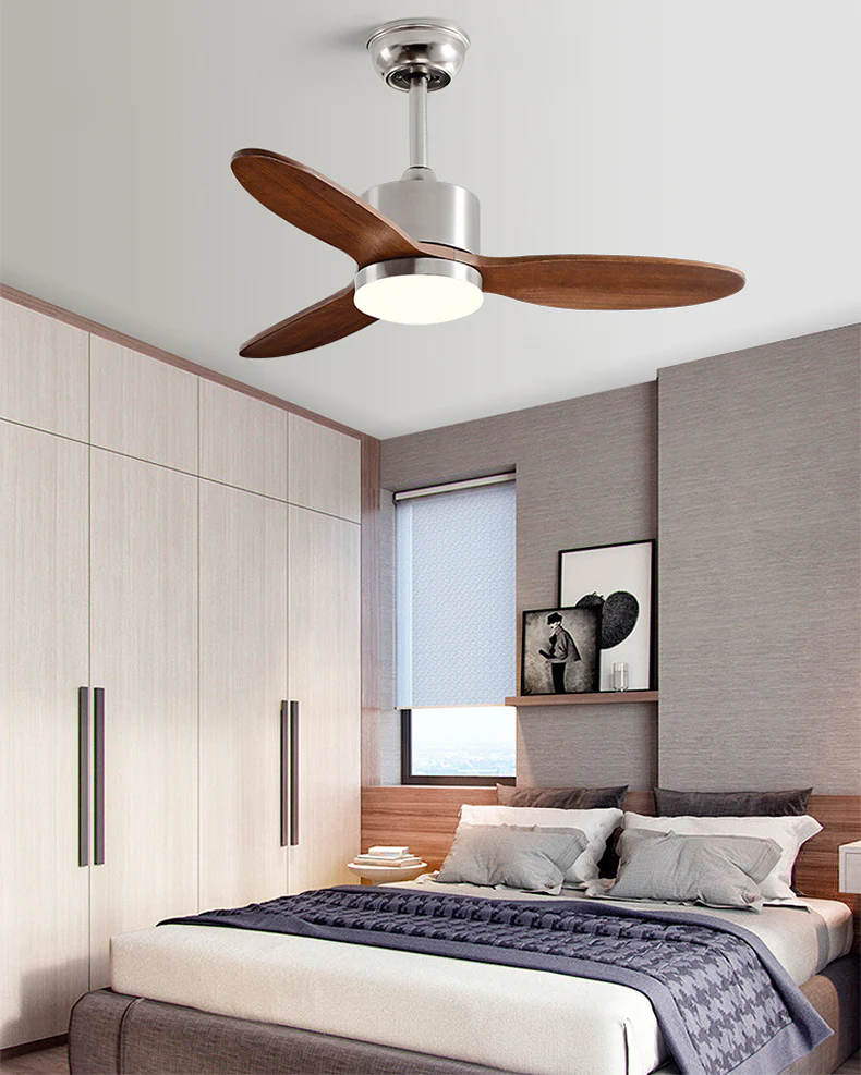 WOMO Mid Century Modern Ceiling Fan Lamp-WM5204 - Image 17