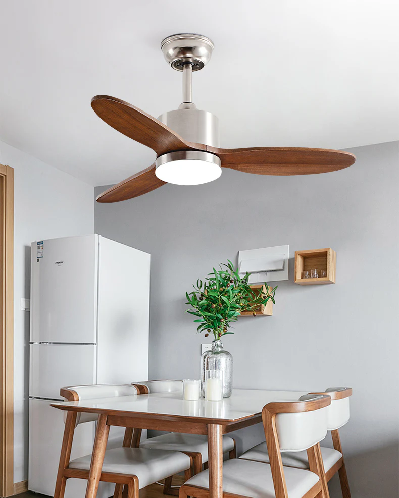 WOMO Mid Century Modern Ceiling Fan Lamp-WM5204 - Image 5