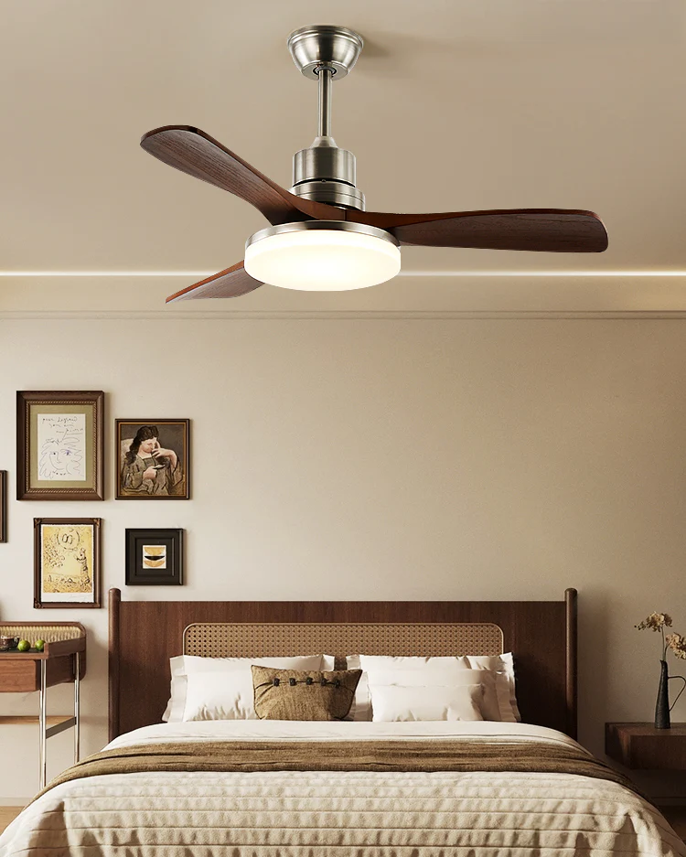 WOMO Mid Century Modern Ceiling Fan Lamp - WM5276 - Image 11