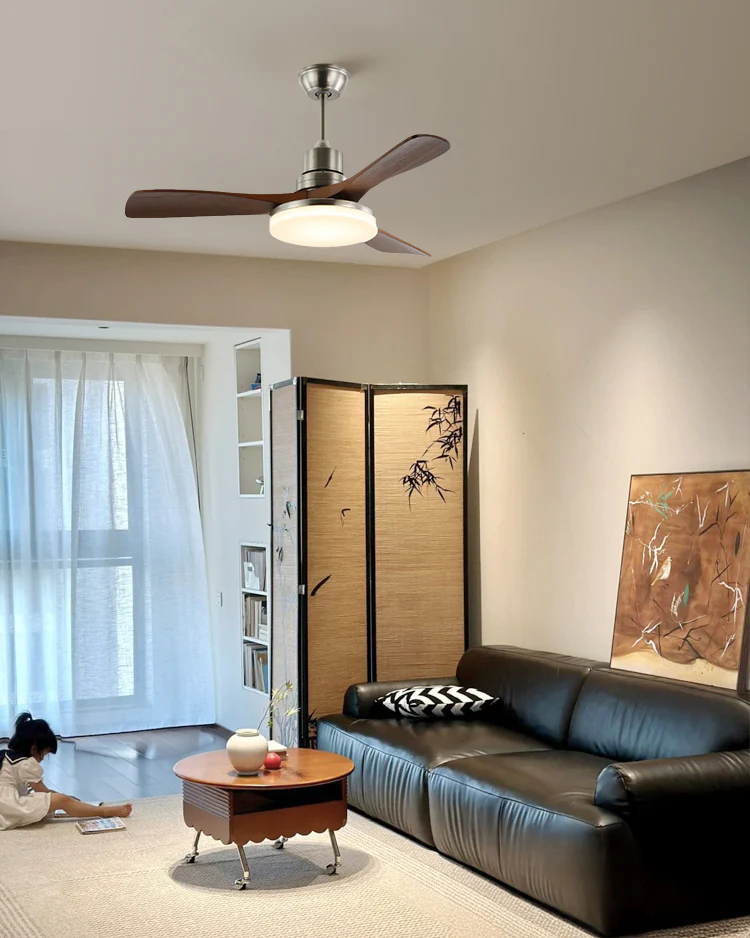 WOMO Mid Century Modern Ceiling Fan Lamp - WM5276 - Image 12