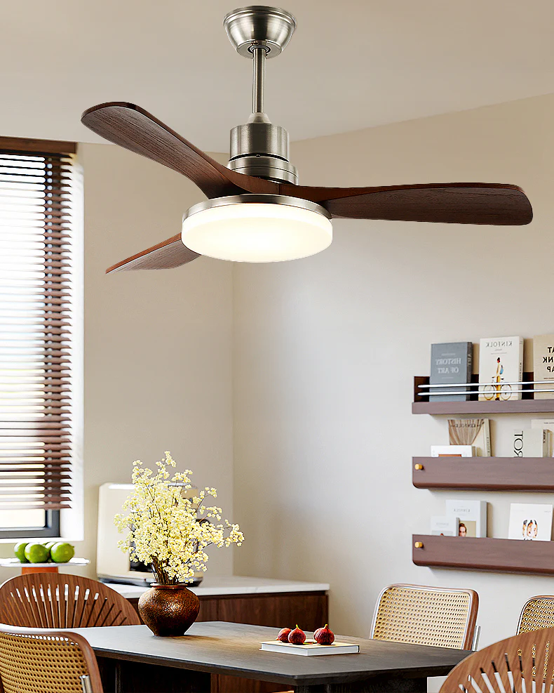 WOMO Mid Century Modern Ceiling Fan Lamp - WM5276 - Image 13