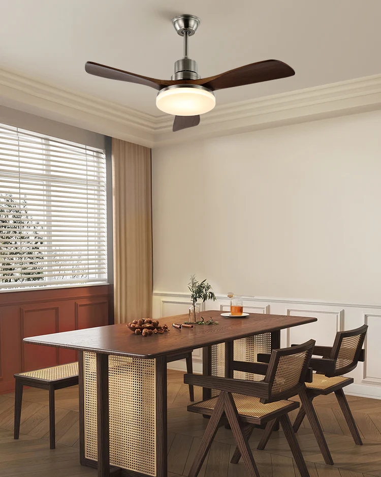 WOMO Mid Century Modern Ceiling Fan Lamp - WM5276 - Image 16