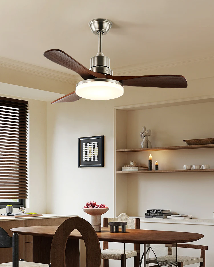 WOMO Mid Century Modern Ceiling Fan Lamp - WM5276 - Image 17