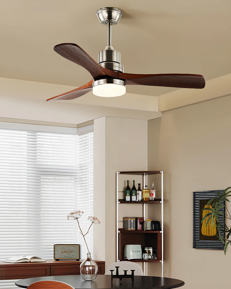 WOMO Mid Century Modern Ceiling Fan Lamp - WM5276 - Image 2