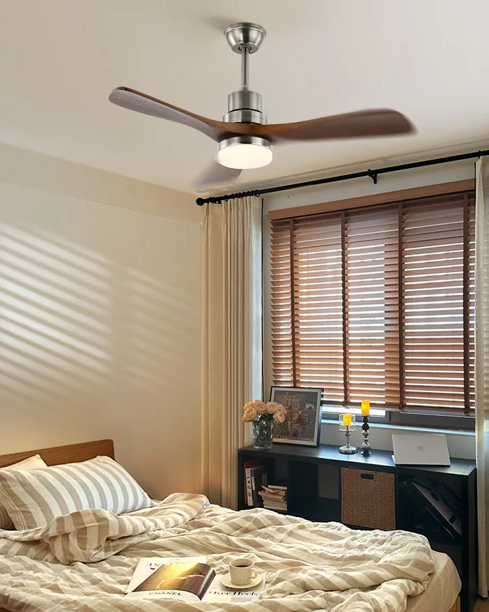 WOMO Mid Century Modern Ceiling Fan Lamp - WM5276 - Image 5