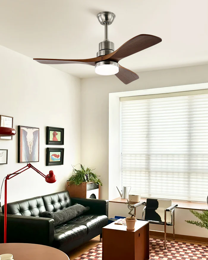 WOMO Mid Century Modern Ceiling Fan Lamp - WM5276 - Image 9