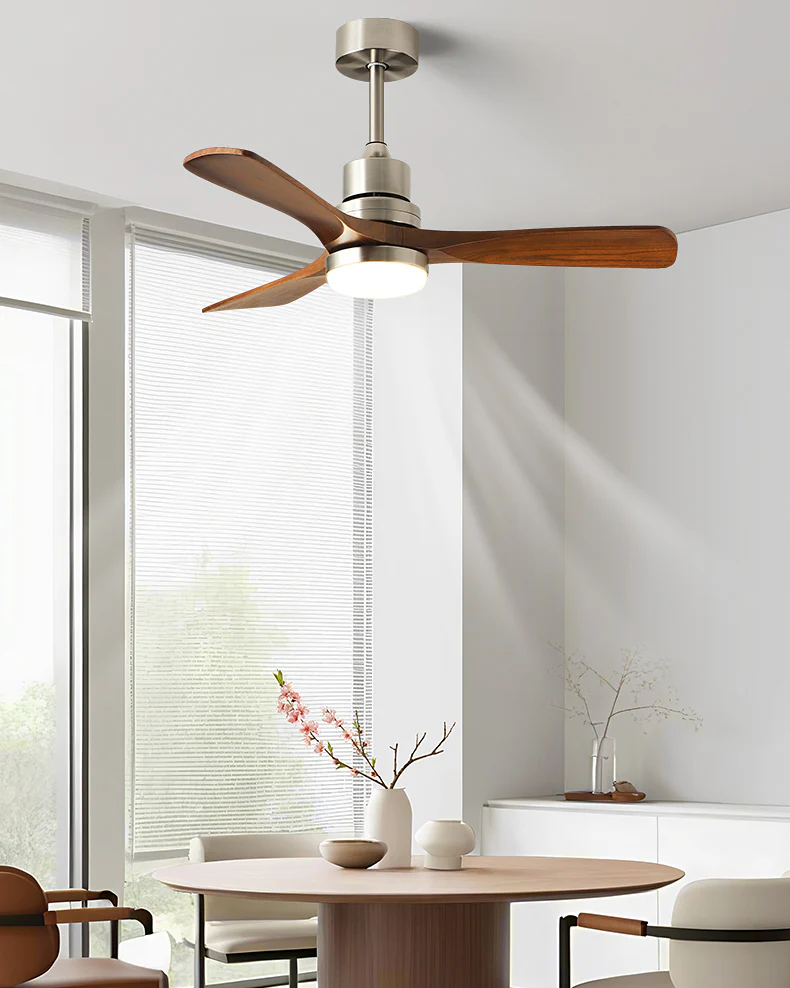 WOMO Mid Century Modern Ceiling Fan Lamp - WM5277 - Image 2