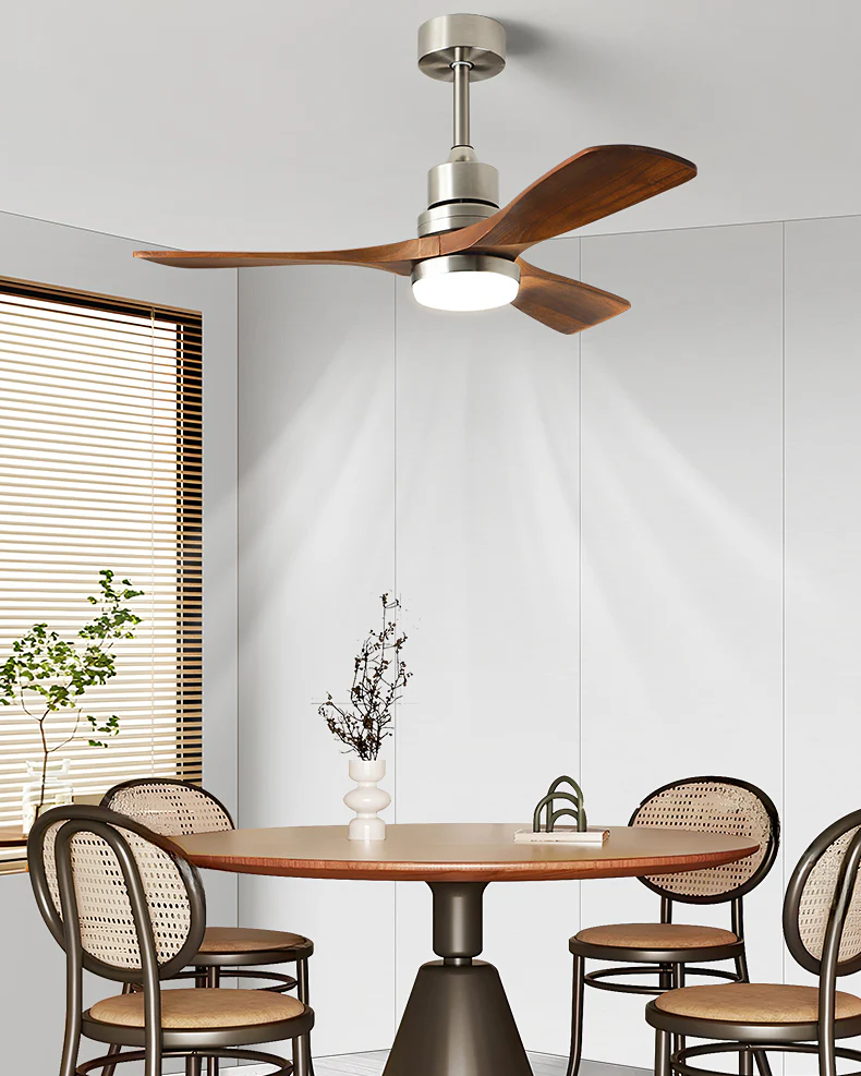 WOMO Mid Century Modern Ceiling Fan Lamp - WM5277 - Image 5