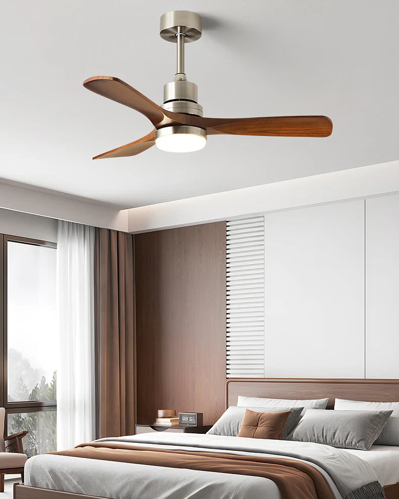 WOMO Mid Century Modern Ceiling Fan Lamp - WM5277 - Image 6