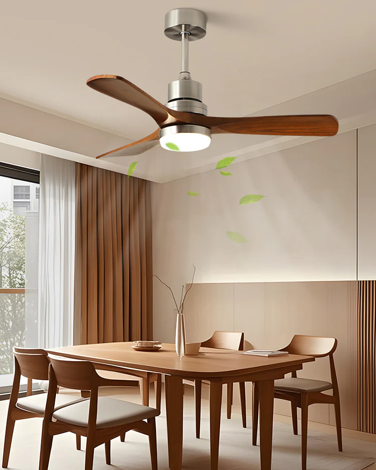 WOMO Mid Century Modern Ceiling Fan Lamp - WM5277 - Image 8