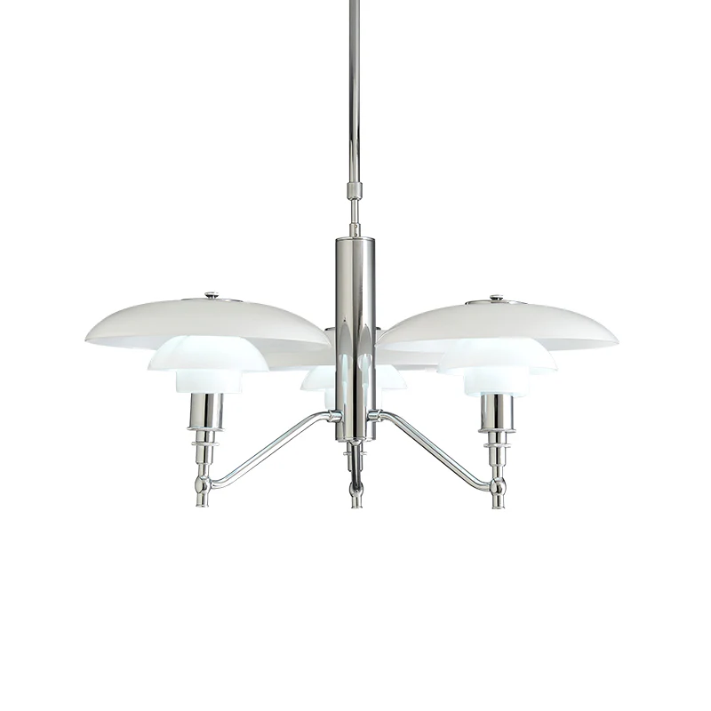 WOMO Milk Glass Shade Chandelier-WM2667 - Image 11