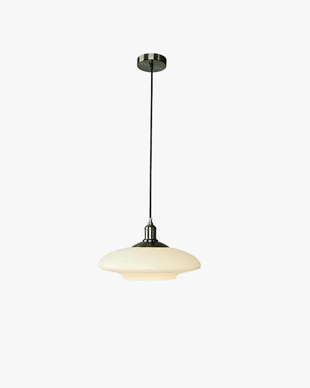 WOMO Milk Glass Flying Saucer Pendant Light-WM2748 - Image 14