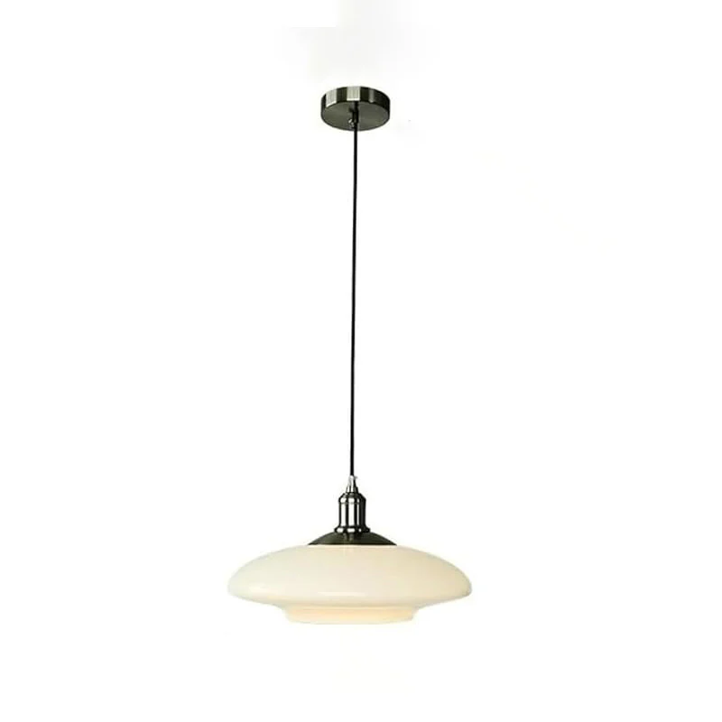 WOMO Milk Glass Flying Saucer Pendant Light-WM2748 - Image 16