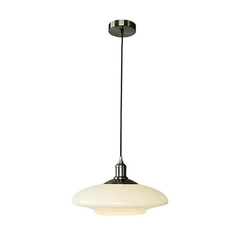 WOMO Milk Glass Flying Saucer Pendant Light-WM2748 - Image 18