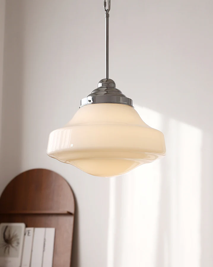 WOMO Milk Glass Pendant Light-WM2900 - Image 2