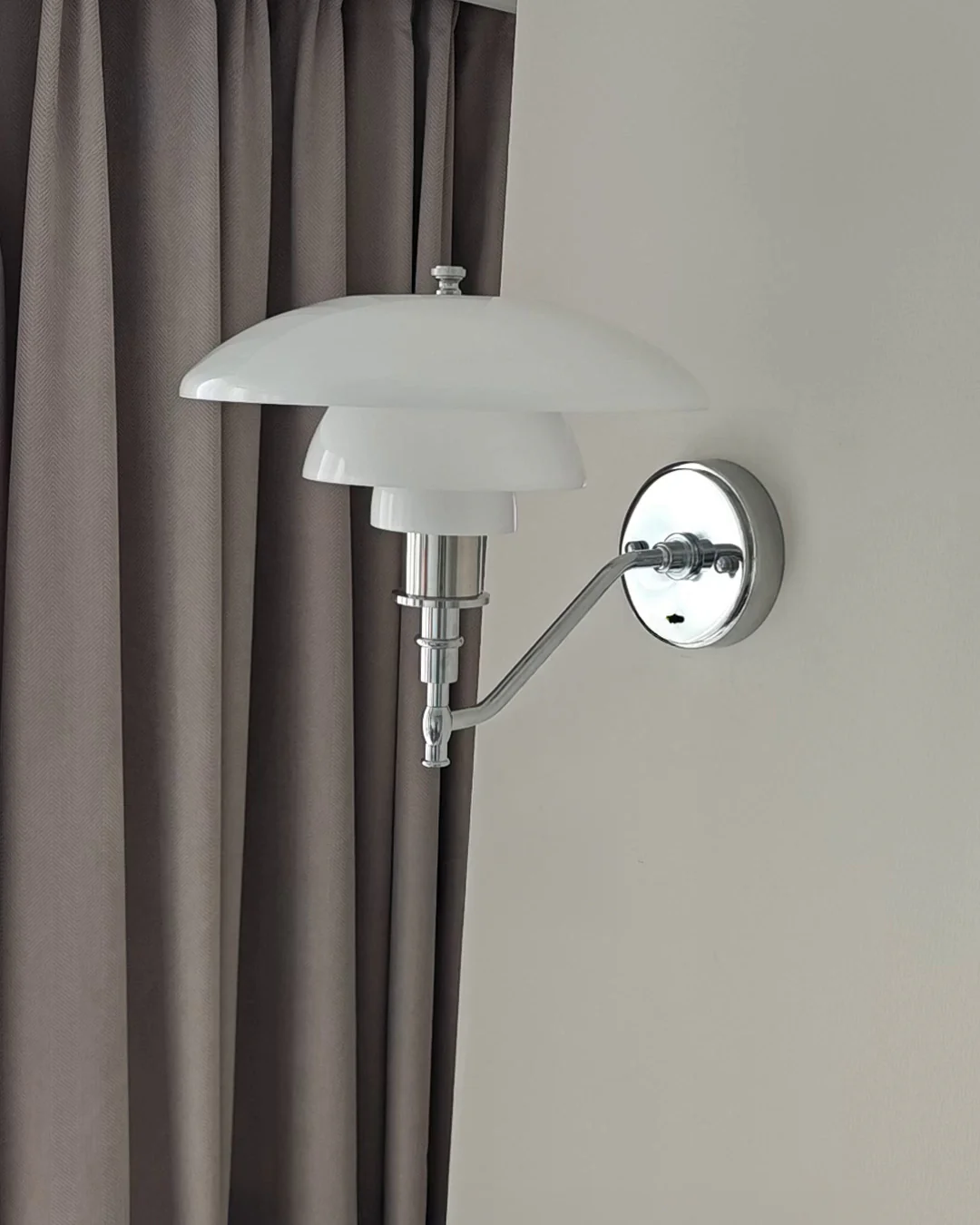 WOMO Milk Glass Mid Century Modern Wall Sconce-WM6122 - Image 10