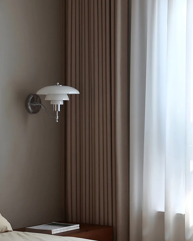 WOMO Milk Glass Mid Century Modern Wall Sconce-WM6122 - Image 12