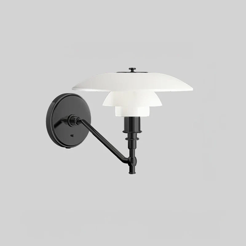 WOMO Milk Glass Mid Century Modern Wall Sconce-WM6122 - Image 15