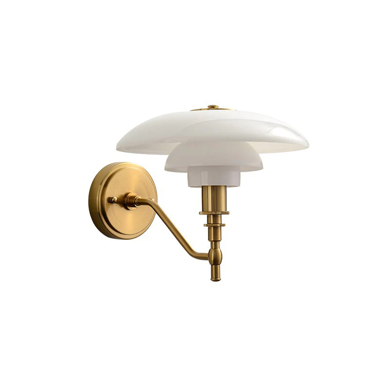 WOMO Milk Glass Mid Century Modern Wall Sconce-WM6122 - Image 16