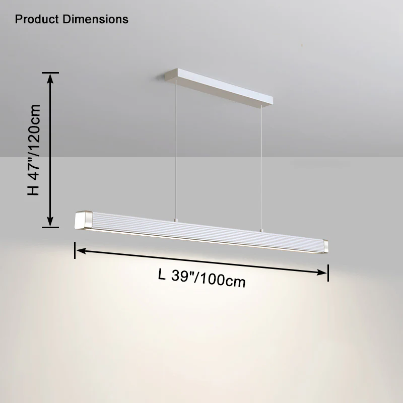 WOMO Minimal Linear Pendant Light-WM2440 - Image 11