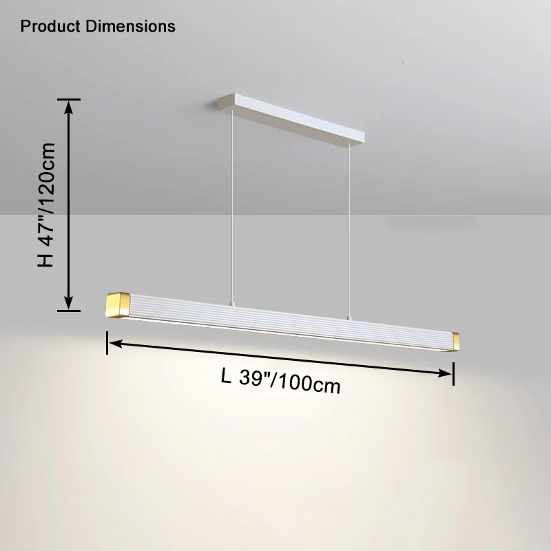 WOMO Minimal Linear Pendant Light-WM2440 - Image 15