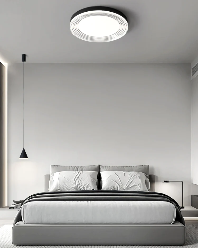 WOMO Minimalist Round Flat Ceiling Light-WM1223 - Image 2