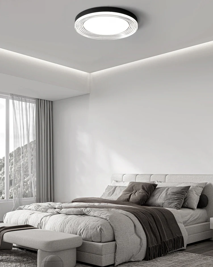 WOMO Minimalist Round Flat Ceiling Light-WM1223 - Image 4