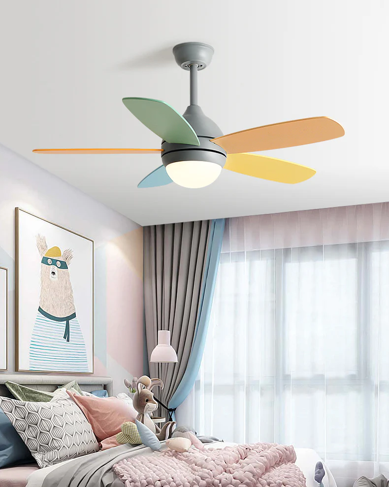 WOMO Modern 5 Blade Ceiling Fan Lamp - WM5247 - Image 11