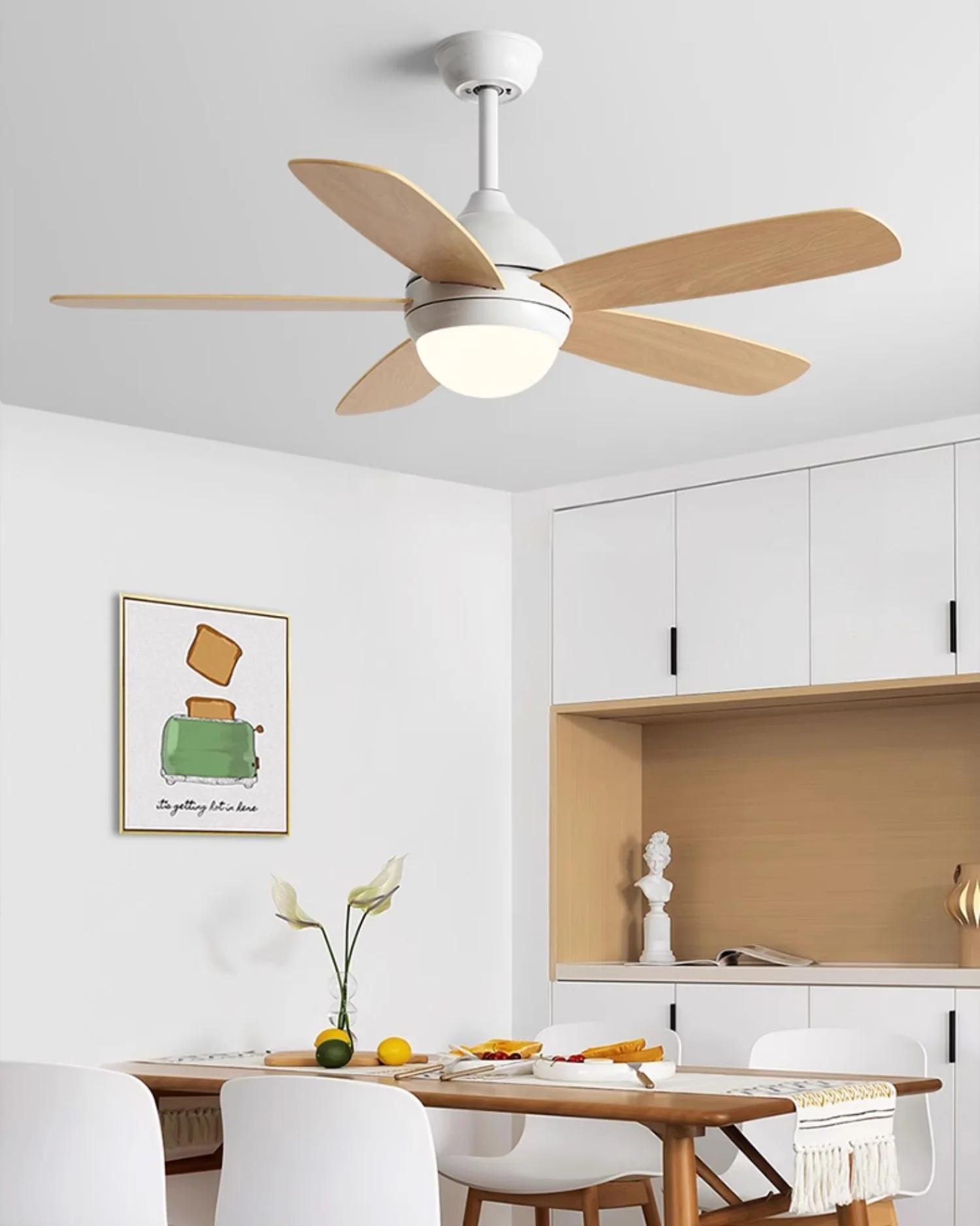 WOMO Modern 5 Blade Ceiling Fan Lamp - WM5247 - Image 19