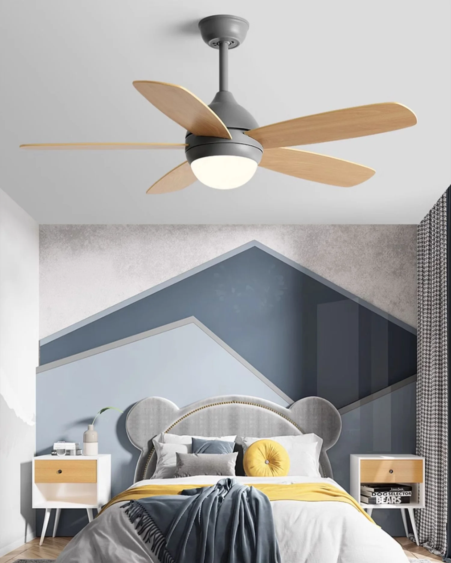 WOMO Modern 5 Blade Ceiling Fan Lamp - WM5247 - Image 23