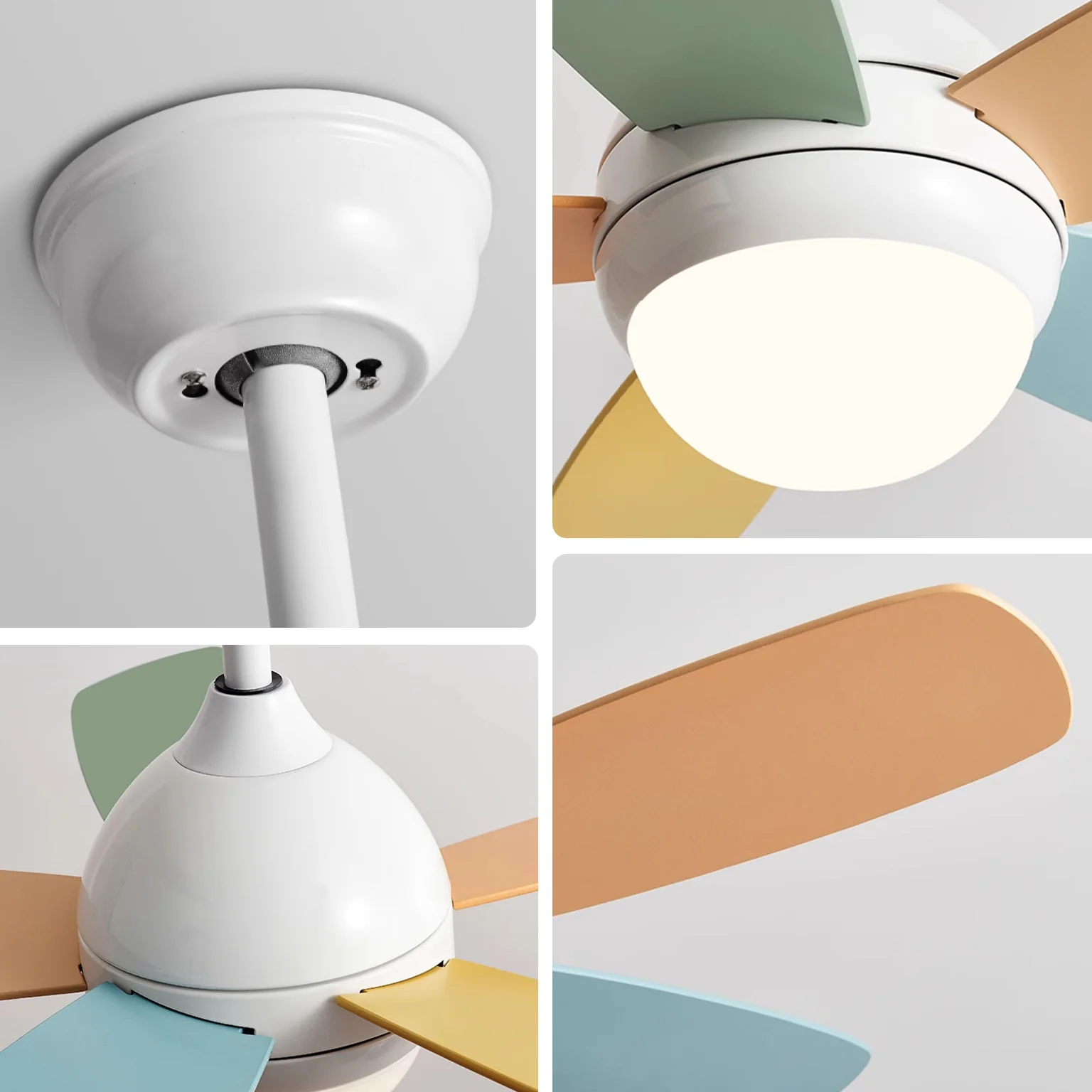 WOMO Modern 5 Blade Ceiling Fan Lamp - WM5247 - Image 24