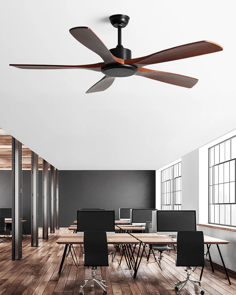 WOMO Modern 5 Wood Blade Ceiling Fan - WM5244 - Image 4