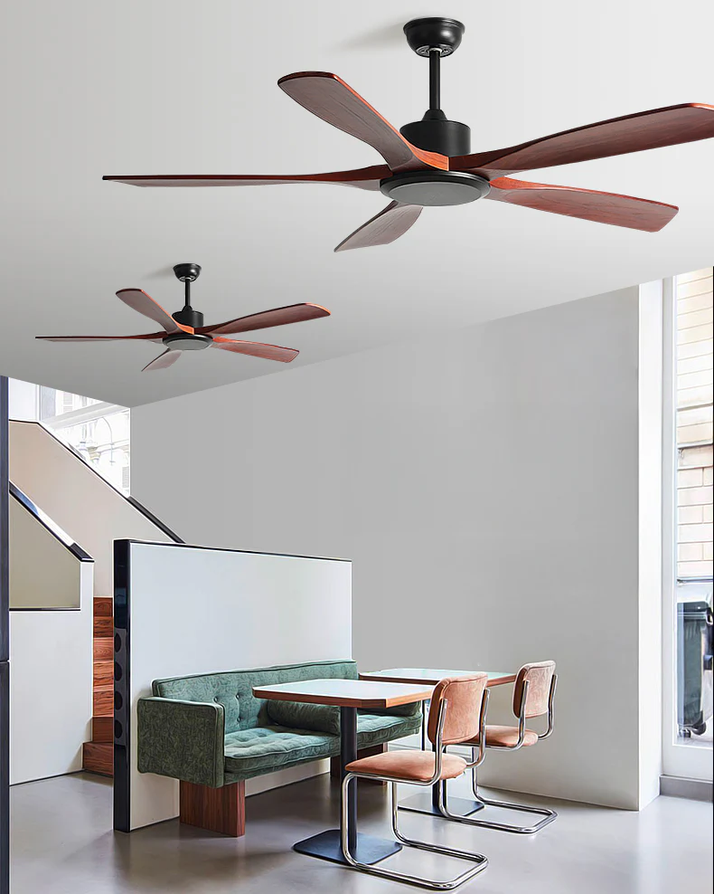 WOMO Modern 5 Wood Blade Ceiling Fan - WM5244 - Image 5