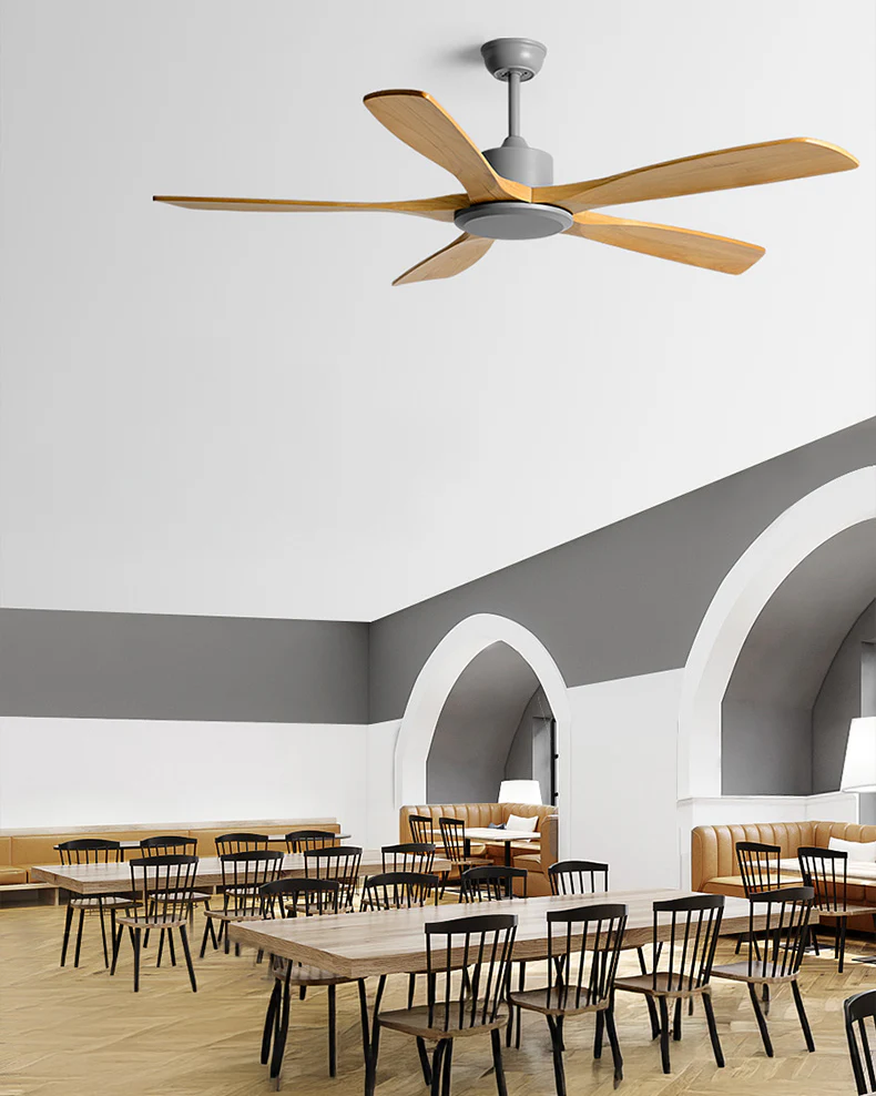 WOMO Modern 5 Wood Blade Ceiling Fan - WM5244 - Image 8