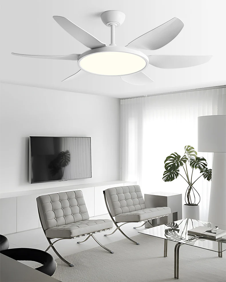 WOMO Modern 6 Blade Ceiling Fan Lamp - WM5238 - Image 10