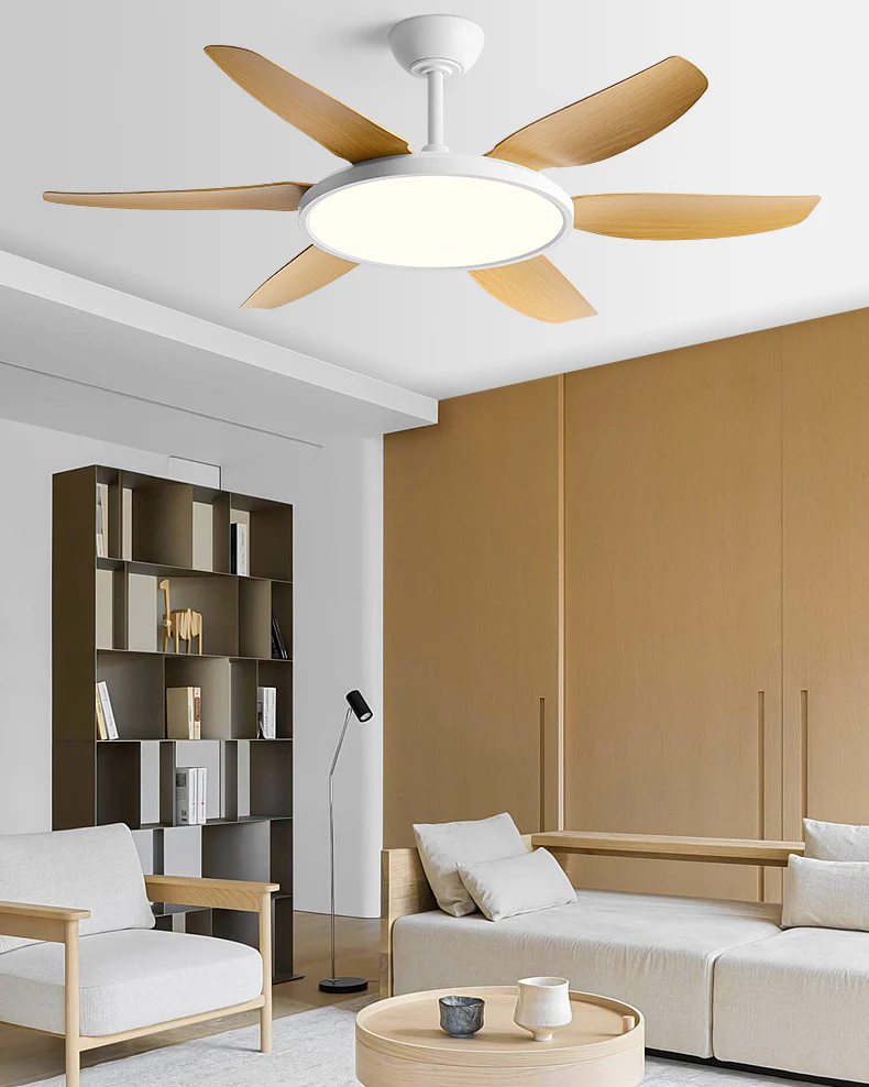 WOMO Modern 6 Blade Ceiling Fan Lamp - WM5238 - Image 8