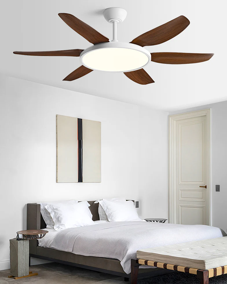 WOMO Modern 6 Blade Ceiling Fan Lamp - WM5238 - Image 9