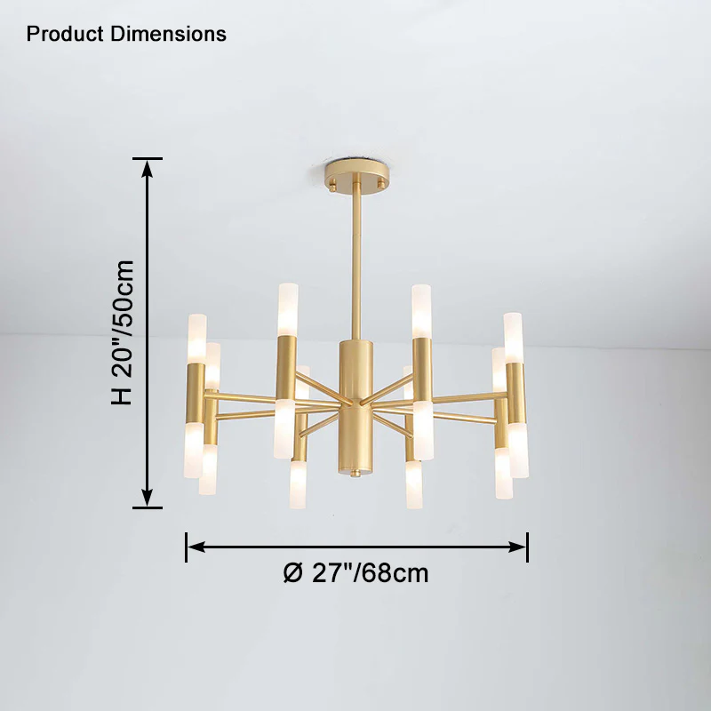 WOMO Modern Candle Chandelier-WM2447 - Image 12