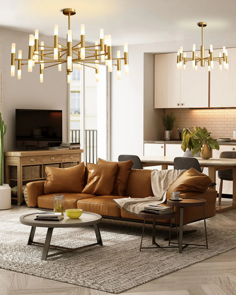 WOMO Modern Candle Chandelier-WM2447 - Image 6