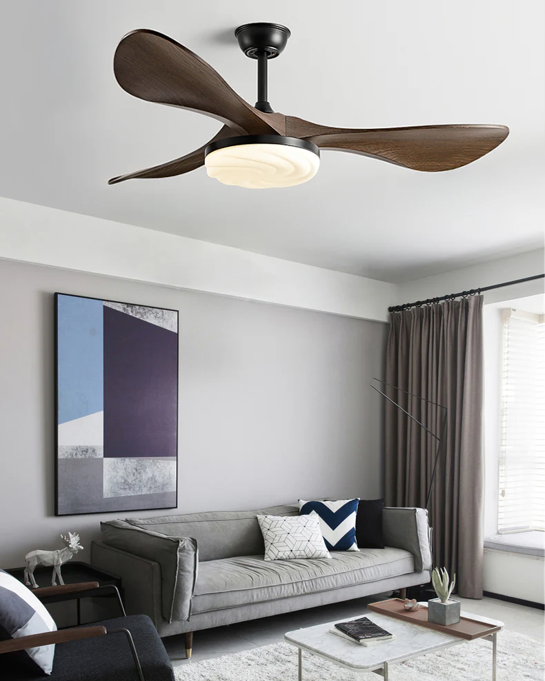 WOMO Modern Ceiling Fan Lamp-WM5222 - Image 3